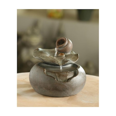 Propation Lotus Leaf Tabletop Water Fountain PR2593387